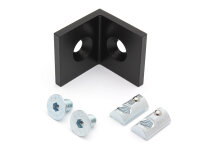 Steel angle 40 I-type slot 8 incl. Mounting kit
